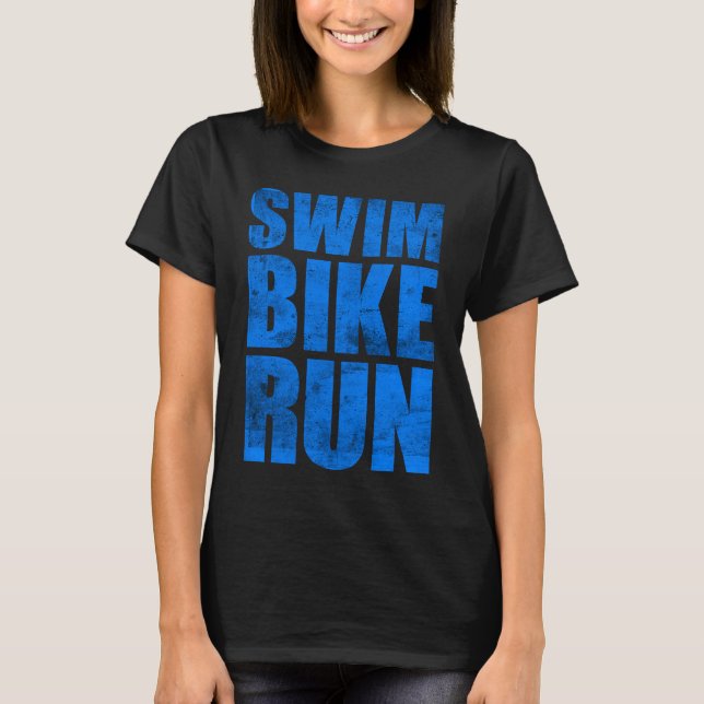 SCHWIMMENDE RUNNING KONA 2023 TRIATHLETE MENS T-Shirt (Vorderseite)