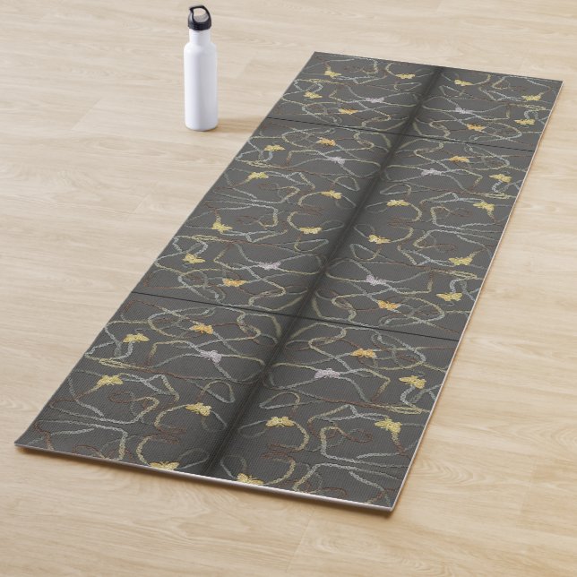 Schwimmende Schmetterlinge Yogamatte (Beispiel)