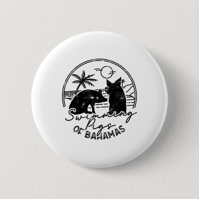 Schwimmende Schweine der Hamas - Hamas Nordsee Str Button (Vorderseite)