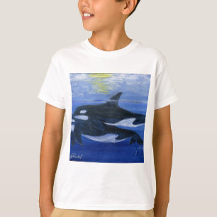 Schwimmende Schwertwale T-Shirt