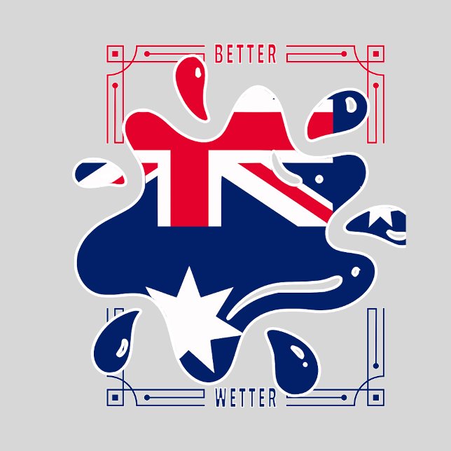 SCHWIMMENDER AUSTRALISCHER HERKUNFT WASSER POOL T  T-Shirt (Von Creator hochgeladen)