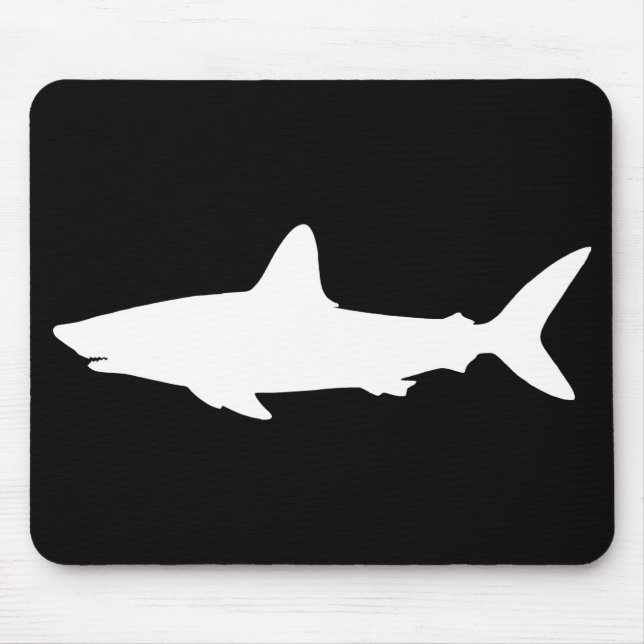 Schwimmender Hai Mousepad (Vorne)
