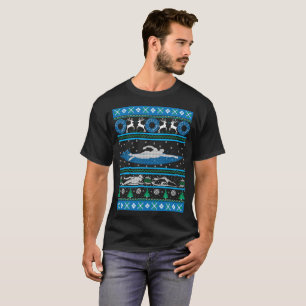 Schwimmender hässliche T-Shirt