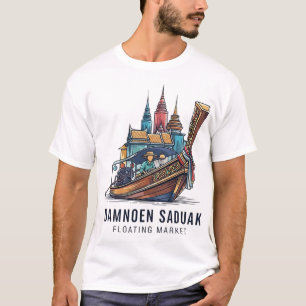 SCHWIMMENDER MARKT IN BANGKOK T-Shirt