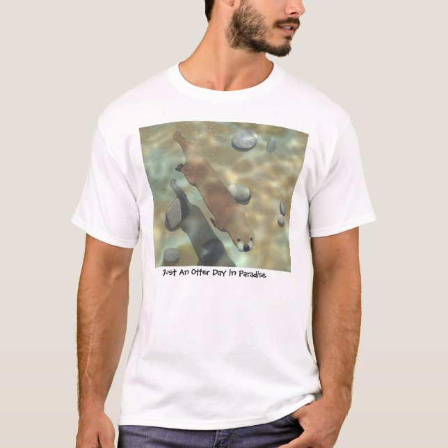 Schwimmenotter-T - Shirt (Vorderseite)