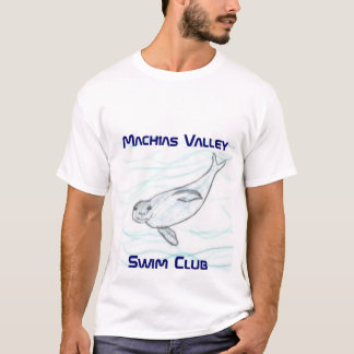 Schwimmenverein, Machias ValleySwim Verein T-Shirt