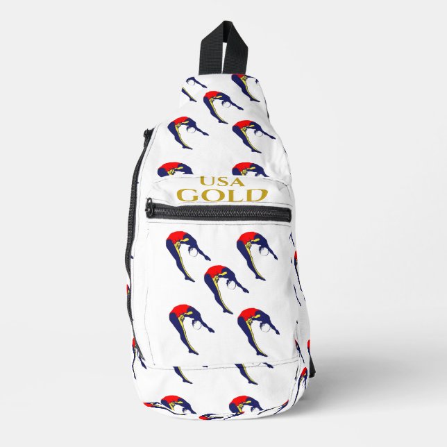 Schwimmer  crossbody bag (Vorderseite)