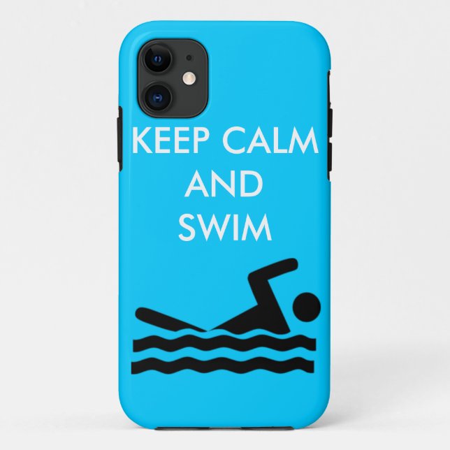 Schwimmer iPhone 5/5S Fall Case-Mate iPhone Hülle (Rückseite)