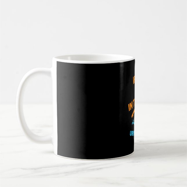 Schwimmer Pech im Pool Kaffeetasse (Links)