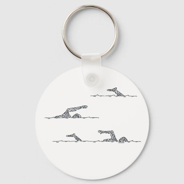 SCHWIMMER SCHLÜSSELANHÄNGER (Vorderseite)