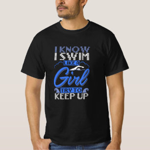 Schwimmer Schwimmen Schwimm Sport Geschenk T-Shirt