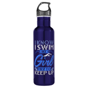 Schwimmer Schwimmen Sport Geschenk Edelstahlflasche