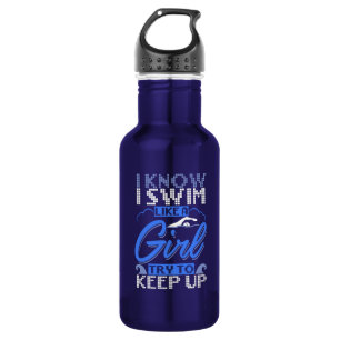 Schwimmer Schwimmen Sport Geschenk Edelstahlflasche