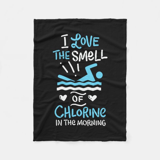 Schwimmer Schwimmen Sport Geschenk Fleecedecke (Vorderseite)