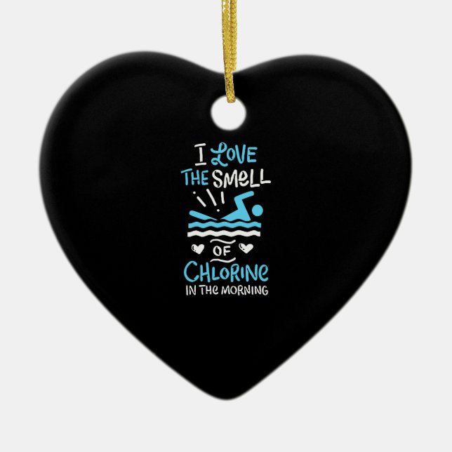 Schwimmer Schwimmen Sport Geschenk Keramik Ornament (Vorne)