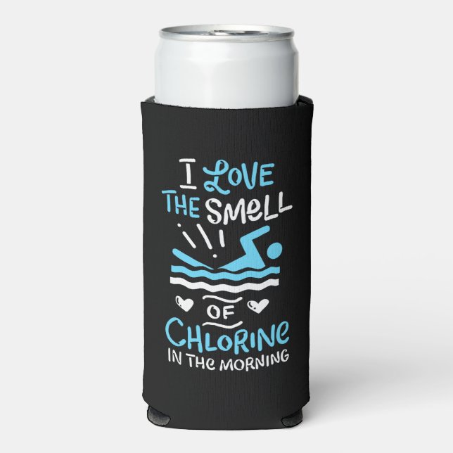 Schwimmer Schwimmen Sport Geschenk Selters Dosenkühler (Seltzer Vorderseite)