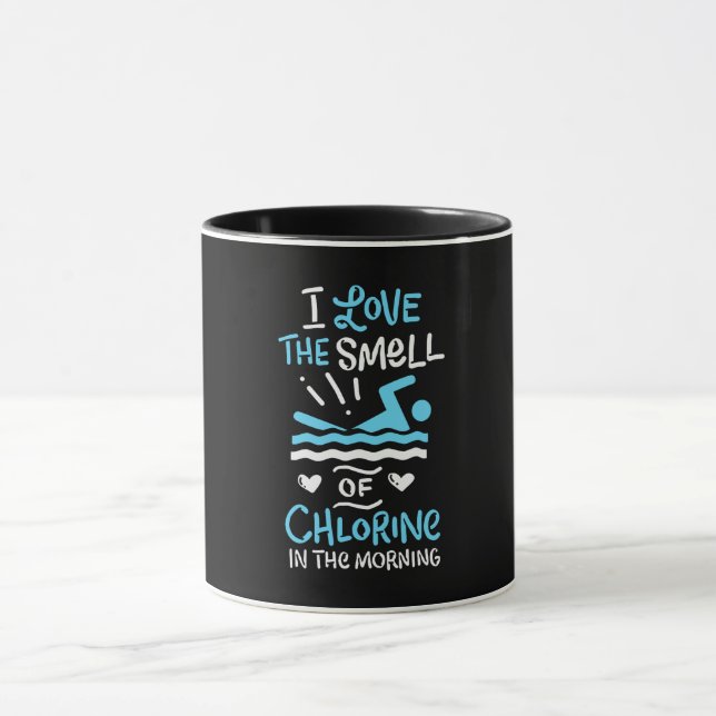 Schwimmer Schwimmen Sport Geschenk Tasse (Zentrum)