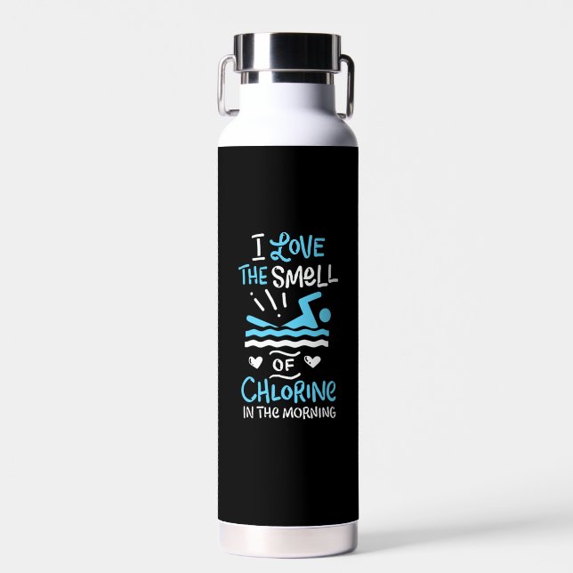 Schwimmer Schwimmen Sport Geschenk Trinkflasche (Vorne)