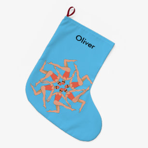 Schwimmer - Synchro Swim Choreografie Personalisie Großer Weihnachtsstrumpf