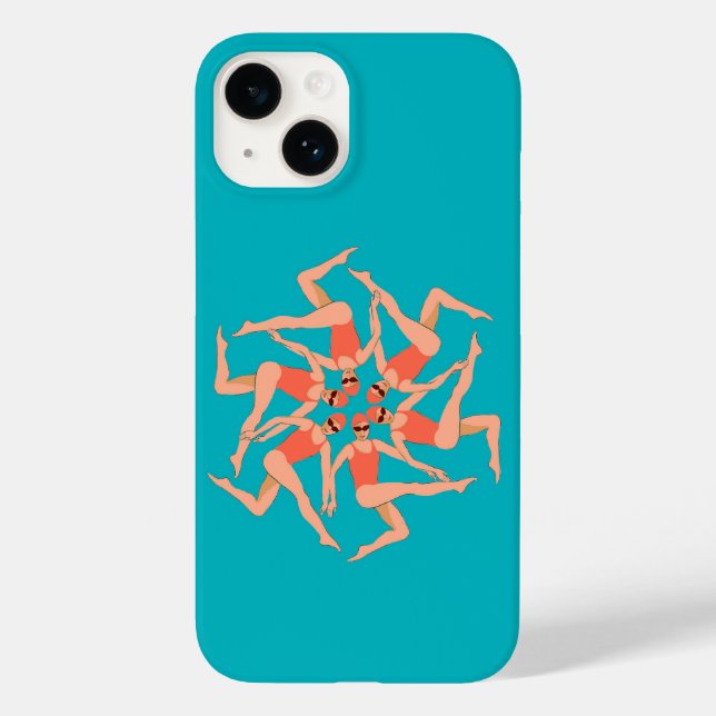 Schwimmer - Synchronschwimmen Case-Mate iPhone 14 Hülle (Rückseite)