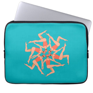 Schwimmer - Synchronschwimmen Laptopschutzhülle