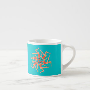 Schwimmer - Synchronschwimmkurographie Espressotasse
