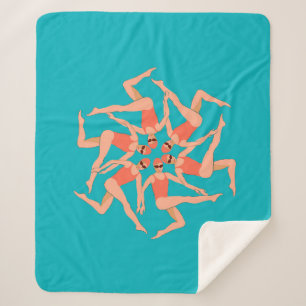 Schwimmer - Synchronschwimmkurographie Sherpadecke