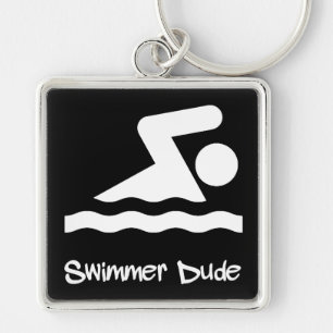 Schwimmer-Typ Schlüsselanhänger