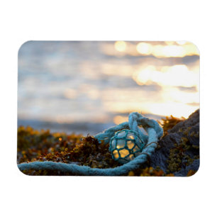 Schwimmer und Seil landschaftlich Magnet