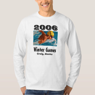 Schwimmer, Winter-Spiele, 2006, Craig, Alaska T-Shirt