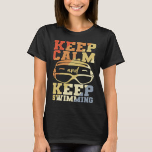 Schwimmer-Witz Vintage-Look T-Shirt