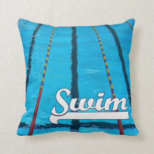 Schwimmer-Wurfs-Kissen Kissen