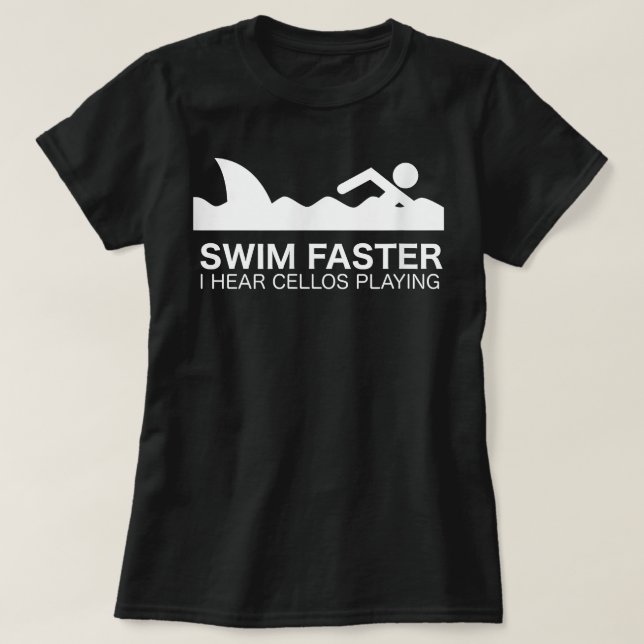 Schwimmerschwimmerteam Geboren zu Fly Butterfly St T-Shirt (Design vorne)