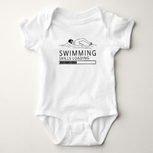 Schwimmfähigkeiten Schwimmer laden Baby Strampler