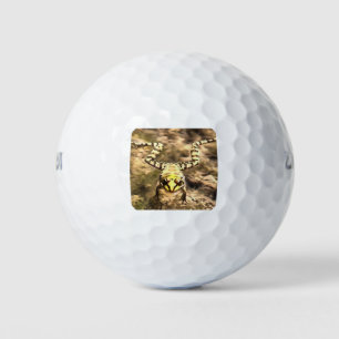 Schwimmfrösche, eingebettet in klares Wasser Paint Golfball