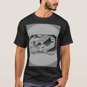 Schwimmkissen Design lila Rahmen gemischte Farben T-Shirt