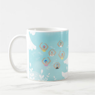 Schwimmkünstler   Künstlerisches Schwimmen Winte Kaffeetasse