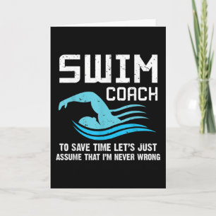 Schwimmlehrer Schwimmlehrer Karte