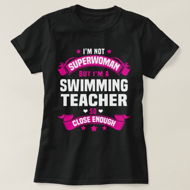 Schwimmlehrer T-Shirt (Design vorne)