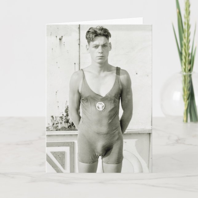 Schwimmmeister, 20er karte (Vorderseite)