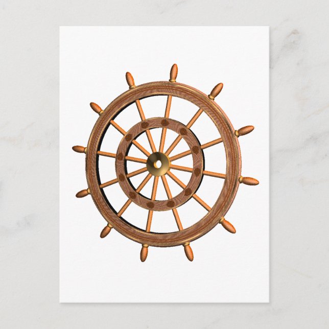 Schwimmrad Postkarte (Vorderseite)