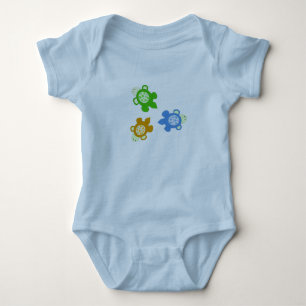 Schwimmschildkröten Baby Strampler