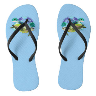 Schwimmschildkröten Flip Flops