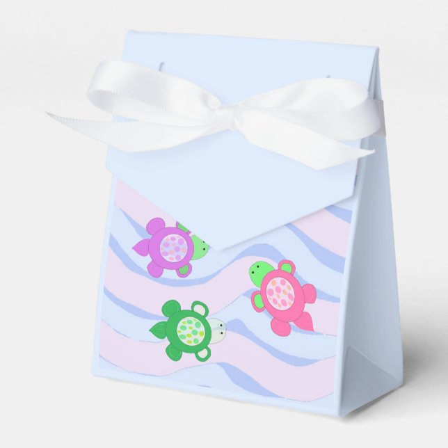Schwimmschildkröten Geschenkschachtel (Vorderseite)