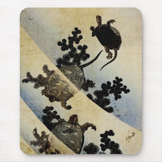 Schwimmschildkröten Mousepad (Vorne)