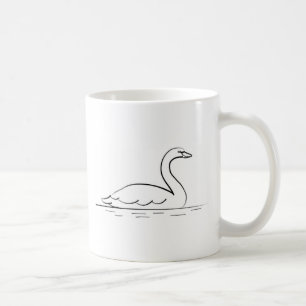 Schwimmschwan Kaffeetasse
