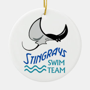 Schwimmteam Keramikornament