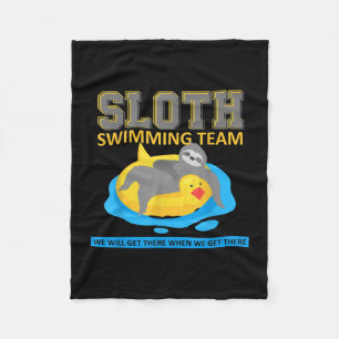 Schwimmteam Swim Team Funny Gift Fleecedecke