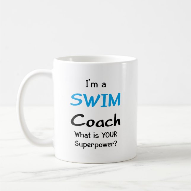 Schwimmtrainer Kaffeetasse (Links)