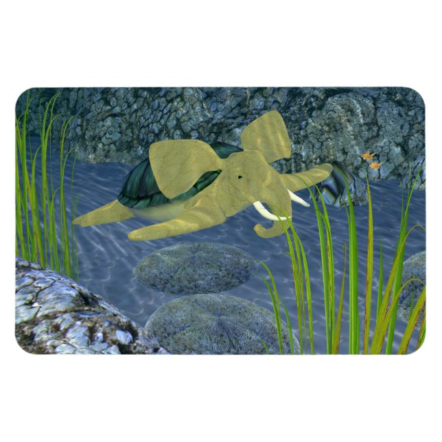Schwimmturphant Magnet (Horizontal)